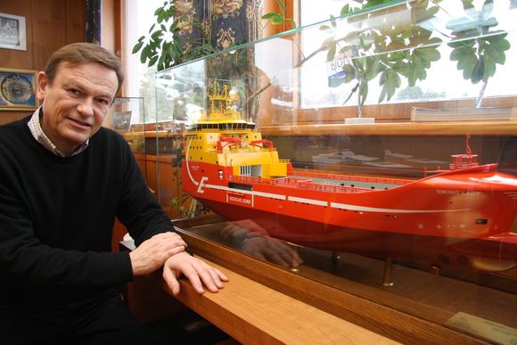 FØRST: Administrerende direktør Jan Fredrik Meling i Eidesvik Offshore er opptatt av å være først med det mest miljøvennlige offshorefartøyet.