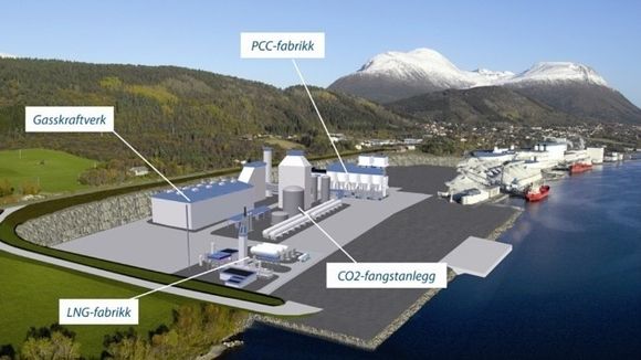 Fornybar energi tar tidNY GASSKRAFT: Slik ser Industrikraft Møre for seg et gasskraftverk i Elnesvågen. Det er bedre enn import av strøm fra Europa, konkluderer en rapport laget for Industri Energi.