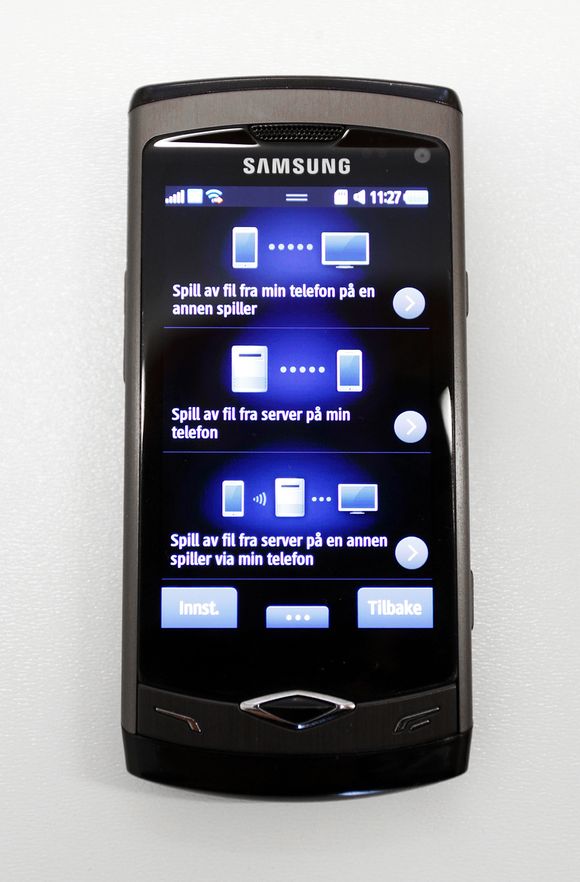 Innovasjon DLNA tas til et nytt nivå på Samsung Wave.