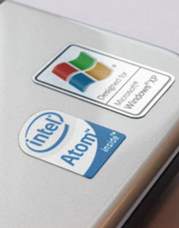Vanlige spesifikasjoner STANDARD: Dell har plukket frem Intels Atom Z530-prosessor og kjører Windows XP Home i Inspiron Mini 10.