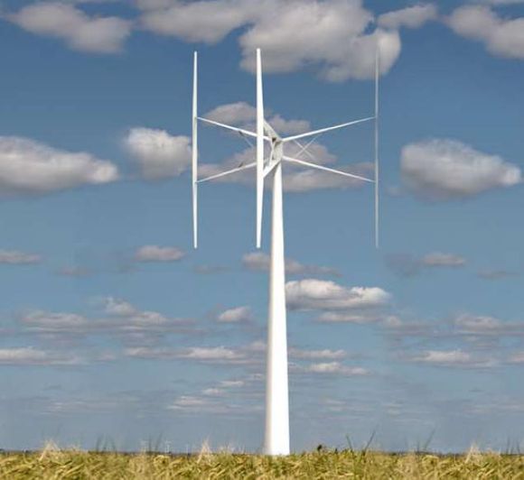 – Snart megawatt-møllerVERTIKAL: Dagens vertikale vindmøller er små i forhold til vanlige turbiner. Men innen få år kan de få en kapasitet på flere megawatt og konkurrere, mener svenske Vertical Wind. Nå får de 10,2 millioner kroner fra Energimyndigheten til en testpark på fire 200 kW-turbiner.