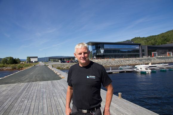Teknologipark: Thor Olav Sperre begynte med salg av dykkerutstyr. Nå har han bygd Telemark Teknologipark og blitt markedsleder på undervannsfartøy i Norge.
