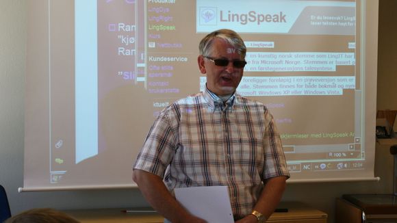 Generalsekretær Gunnar Haugsveen i Blindeforbundet.