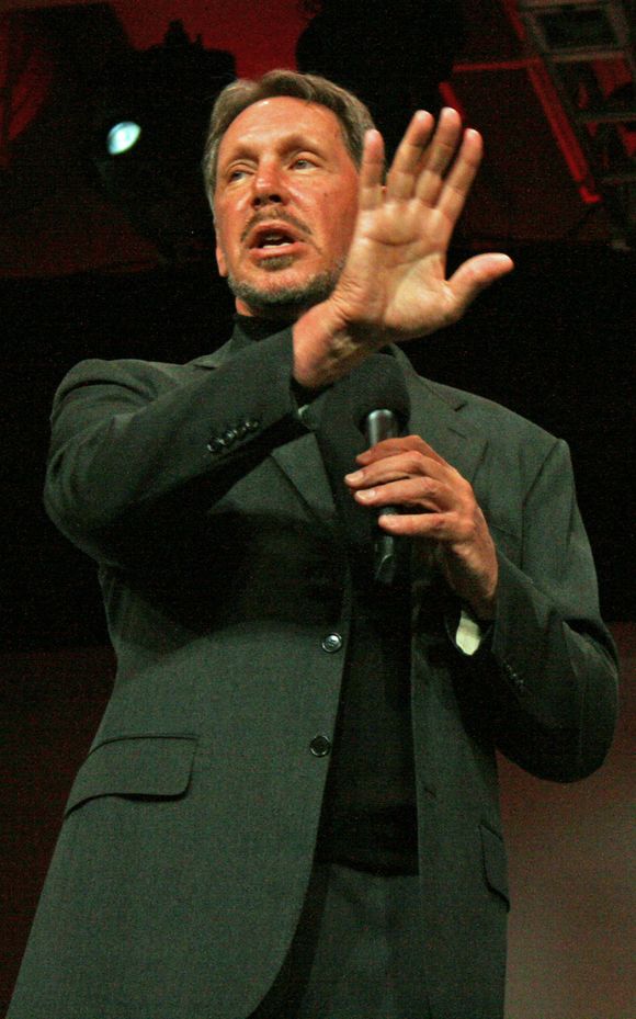 Analytikere spør seg om det er AMD Oracle-sjef Larry Ellison tenker på. <i>Bilde: chang_sen (Oracle, Flickr)</i>