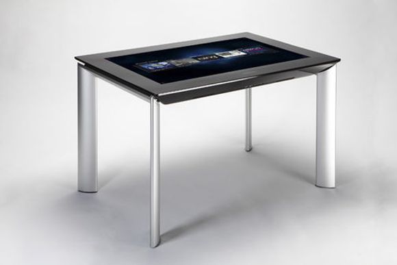Microsoft Surface 2.0, neste versjon av selskapets flerberøringsbord. Det er laget i samarbeid med Samsung. <i>Bilde: Microsoft</i>