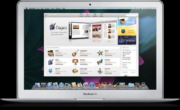 Tidlig utgave av Mac App Store. <i>Bilde: Apple</i>