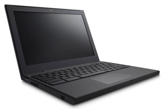 Googles svært så anonyme Chrome Notebook-prototyp, Cr-48. <i>Bilde: Google</i>