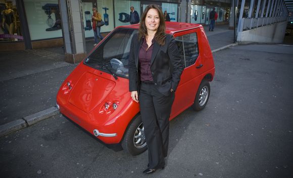 Den neste Microsoft-sjefen er miljøbevisst og kjører elbil til og fra jobben. <i>Bilde: Per Ervland</i>