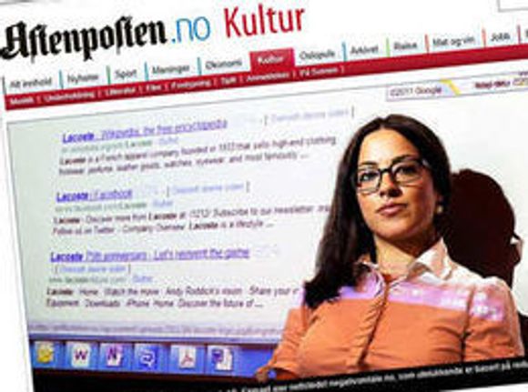 Daglig leder Isabell Dahl i Negativomtale.no. <i>Bilde: Aftenposten.no</i>