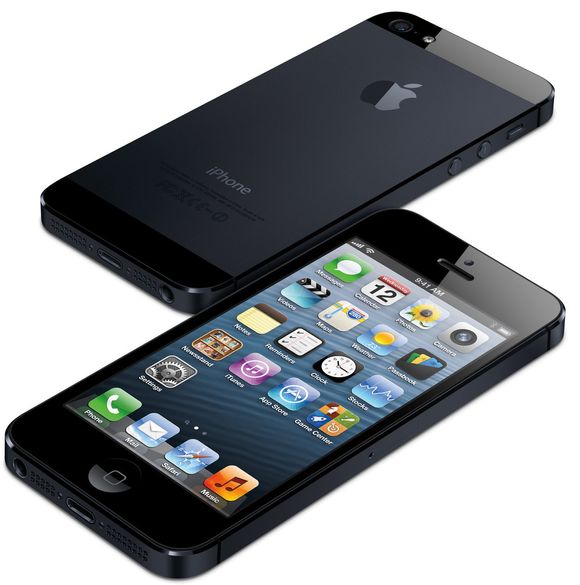 Den svarte utgaven av iPhone 5. <i>Bilde: Apple</i>