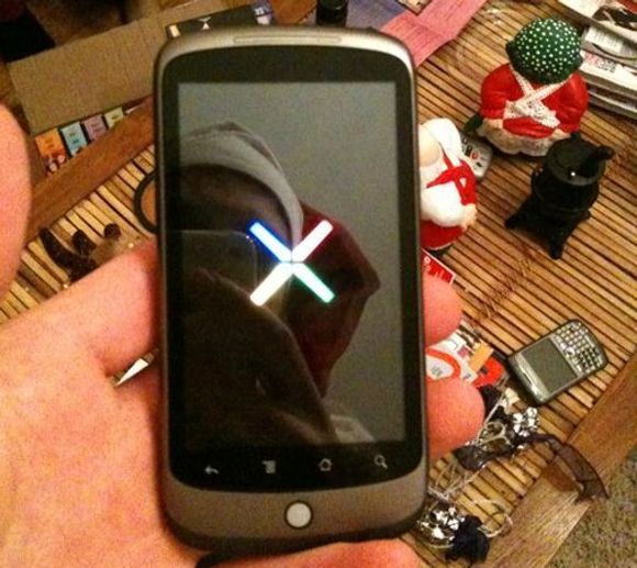 Uoffisielt bilde av Google Nexus One <i>Bilde: Twitpic-brukeren coryobrien</i>