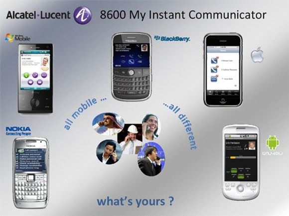 Mobilene Alcatel-Lucent vil støtte med OmniTouch 8600 MIC.
