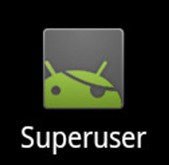 Ikonet til Superuser-applikasjonen. <i>Bilde: Harald Brombach</i>