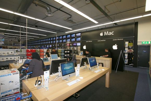 Apple har egen butikk i butikken