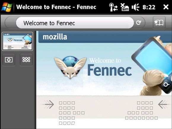 Mozilla Fennec - tidlig utgave av Firefox for Mobile