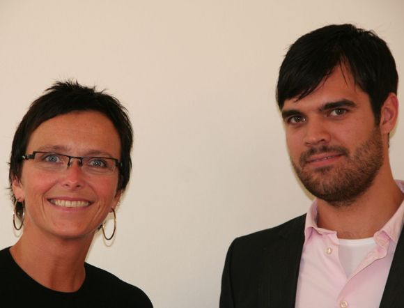 Heidi Grande Røys får god støtte på IT og teknologi fra sin politiske rådgiver, Jørund Leknes.