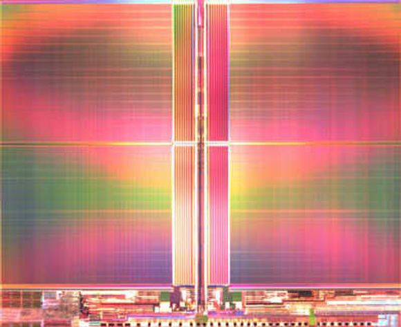 25 nanometers TLC flashminne fra IM Flash Technologies <i>Bilde: Intel</i>