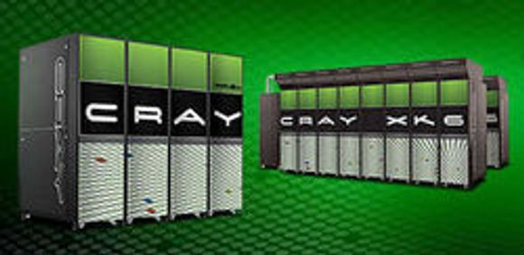 Titan vil bestå av en mengde Cray XK6-noder. <i>Bilde: Cray</i>