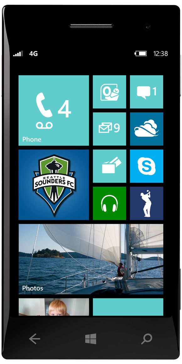 Startskjermen i Windows Phone 8. <i>Bilde: Microsoft</i>