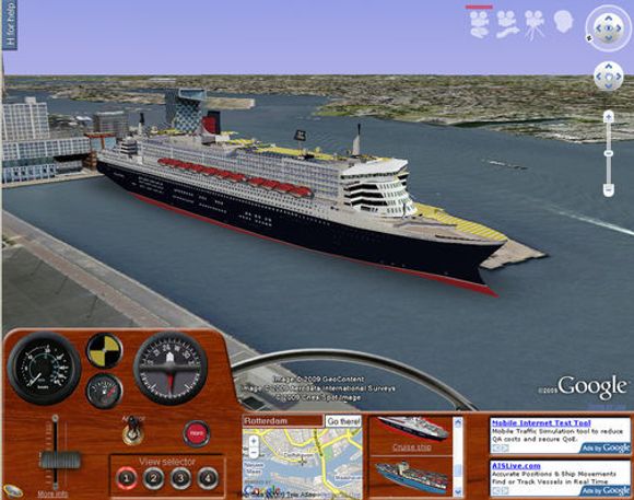 Queen Mary II er blant skipene man kan velge mellom i Ships.