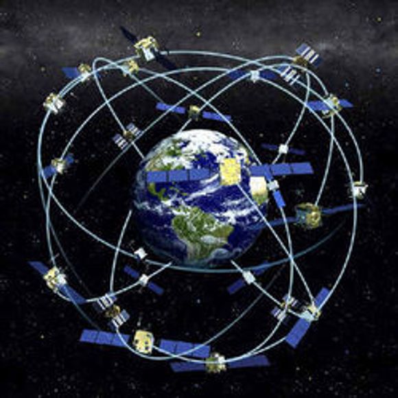 Banene til GPS-satelittene.