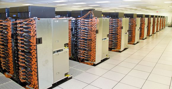 Superdatamaskinen Sequoia. <i>Bilde: IBM Research</i>