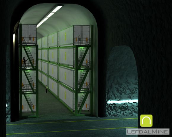 Gruvegangene vil kunne utnyttes i flere etasjer i hvert av de seks nivåene. <i>Bilde: Lefdalgruve.no</i>