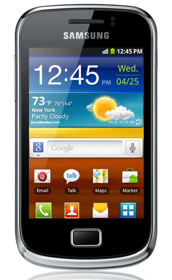 Galaxy Mini 2 er utstyrt med NFC.
