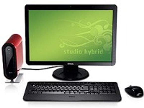 Dell Studio Hybrid med 19 tommers skjerm.