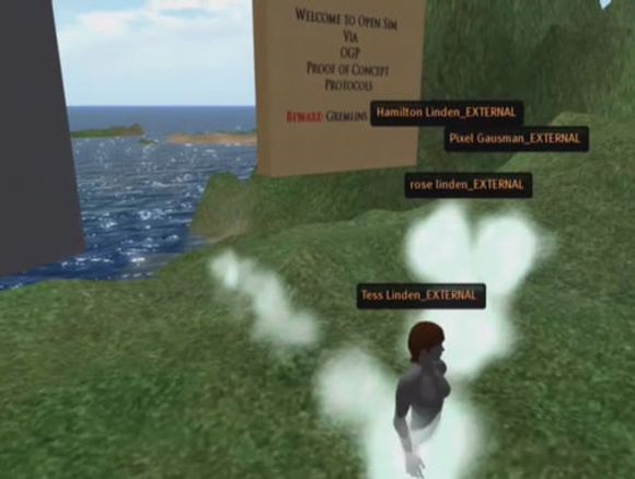 Teleportering av avatarer fra Second Life til OpenSim.