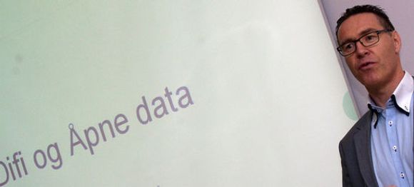 Fantastisk at SSB har lansert API-er, mente seksjonssjef Bjørn Olstad i Difi, som for øvrig har bidratt med råd og veiledning i datafrigjøringsprosessen. <i>Bilde: Marius Jørgenrud</i>
