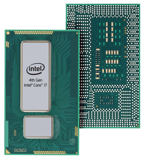 U-serien i Intels fjerde generasjons Core-prosessor har brikkesettet integrert i samme pakke. <i>Bilde: Intel</i>