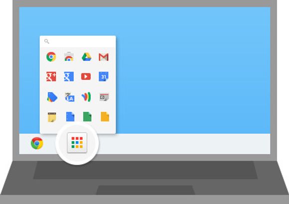 Chrome Appvelger fungerer omtrent som en startmeny i Windows, men bare for Chrome-baserte applikasjoner. <i>Bilde: Google</i>
