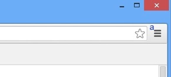 Chrome-utgaver basert på Aura er foreløpig merket med en &#039;a&#039; over menyen i høyre hjørne. <i>Bilde: digi.no</i>