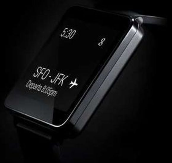 LG G Watch, LGs kommende, Android Wear-baserte smartur. <i>Bilde: LG</i>