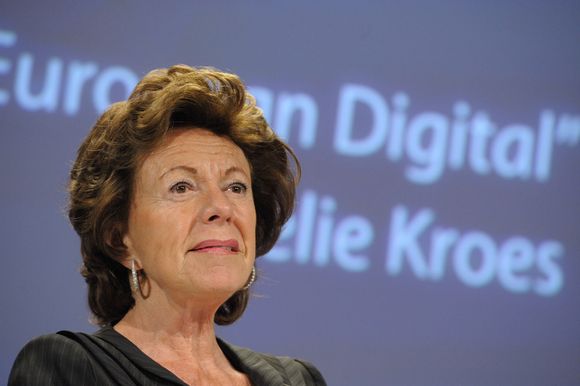 Visepresident i EU-kommisjonen, Neelie Kroes, er svært optimistisk på den europeiske app-industriens vegne. <i>Bilde: European Commission</i>
