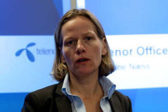 Annelene Næss i Telenor. <i>Bilde: Marius Jørgenrud</i>