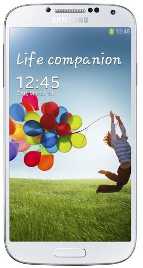 Samsung Galaxy S 4, som kommer i salg i andre kvartal, er den første mobilen som blir utstyrt med sikkerhetsløsningen Samsung Knox. <i>Bilde: Samsung</i>