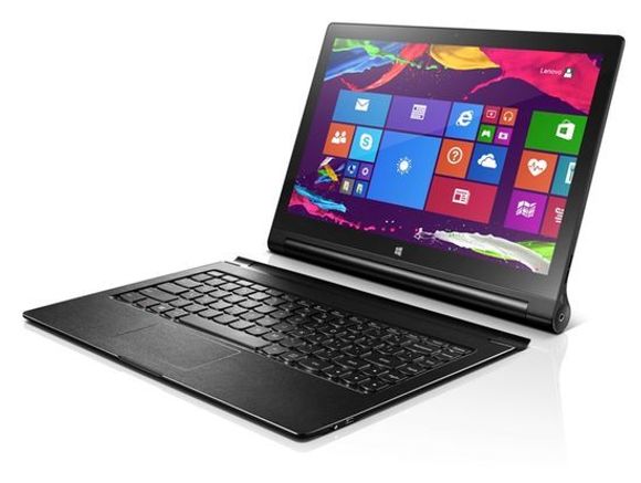 I alle fall Windows-utgaven av Lenovo Yoga Tablet 2 kan leveres med tastatur. <i>Bilde: Lenovo</i>
