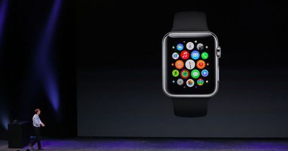 Apple Watch har et grensesnitt basert på fargerike bobler. <i>Bilde: Apple</i>