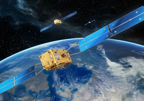 De nye satellittene skal gjøre navigasjon langt mer nøyaktig. <i>Bilde: ESA</i>