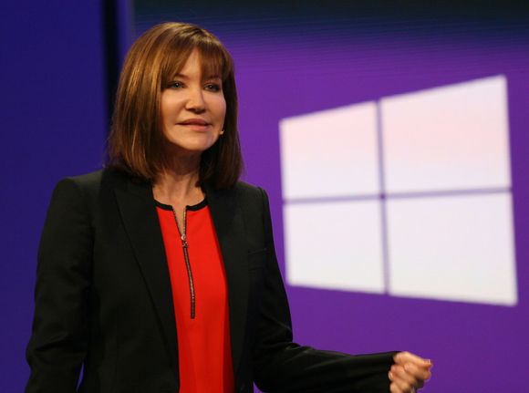 Julie Larson-Green overtar som direktør for all maskinvare i Microsoft. <i>Bilde: Marius Jørgenrud</i>