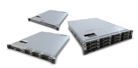 DSS-modellene 1500, 1510 og 2500 fra Dell. <i>Bilde: Dell</i>