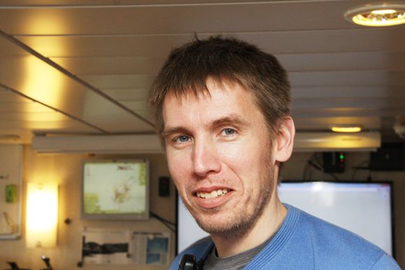 Professor Martin Ludvigsen leder Amos-prosjektet Autonome ubemannede farkoster og operasjoner. <i>Foto: Tore Stensvold</i>