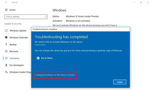 Activation Troubleshooter: Dersom utskifting av maskinvare fører til aktiveringsproblemer i Windows 10, skal man snart kunne løse dette uten å måtte ringe til Microsoft. <i>Foto: Microsoft</i>
