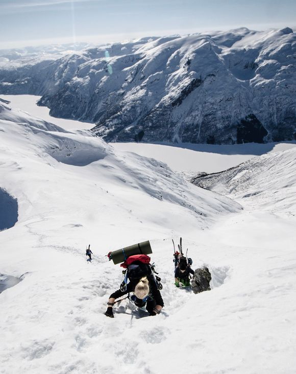 Topptur fra Sogndal, som ifølge Håvard Halvorsen er det beste stedet i landet hvis ønsket er flest mulig gode skidager. <i>Foto: Håvard Halvorsen</i>