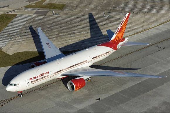 B777-200LR-flyet som fløy stillehavsruta fra Delhi til San Francisco 15-16. oktober i fjor. <i>Foto:  Air India</i>