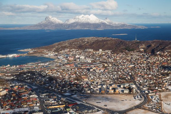 Dips´kontorer ligger i Rønvika i Bodø by. Byen har rundt 50 000 innbyggere, ifølge tall fra SSB. <i>Foto: Scanpix</i>
