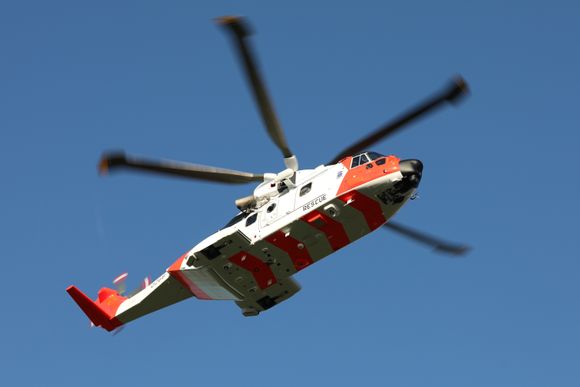 Helikopteret er registrert som ZZ103 med halenummer 0268 og er det fjerde helikopteret som er produsert for Norge da det forlot fabrikken 17. november. <i>Bilde:  RICH PITTMAN</i>
