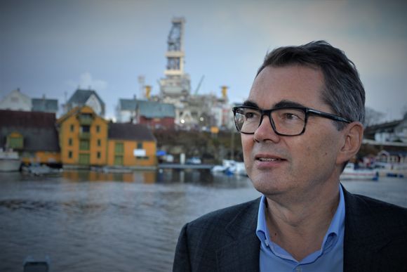 Hydros konsernsjef Svein Richard Brandtzæg er optimist på vegne av Hydro Karmøy.